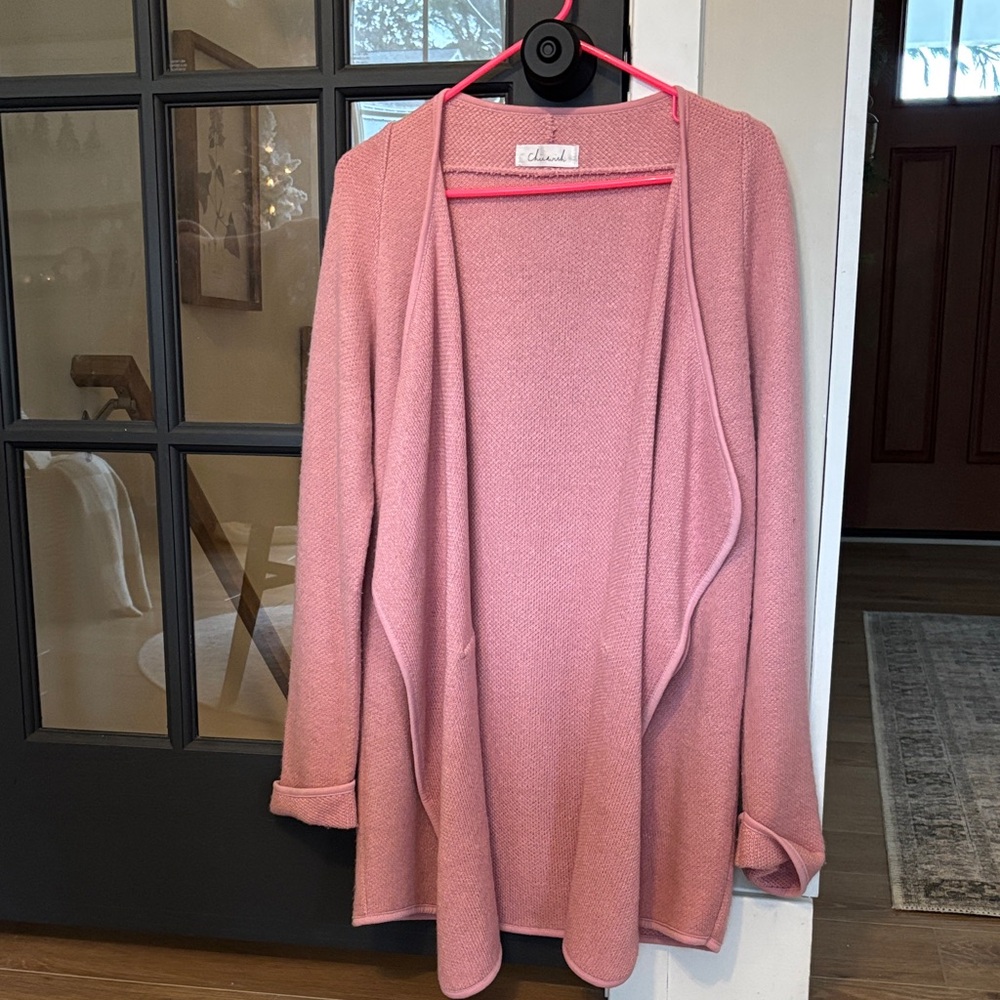 Chicwish Soft Pink Open Cardigan
